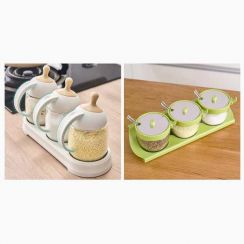 Wholesale of Household Kitchen Spice Jar Set – Food-Grade Glass Condiment Containers